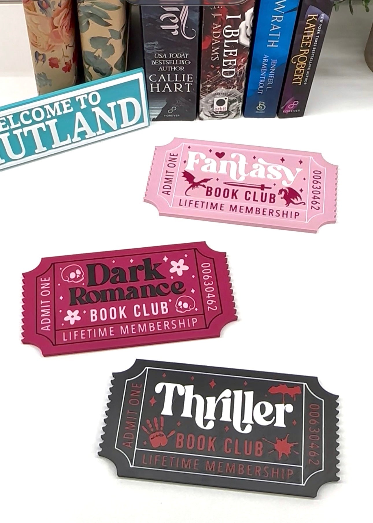 Dark Romance Book Club Lifetime Membership Sign – Bookish Decor
