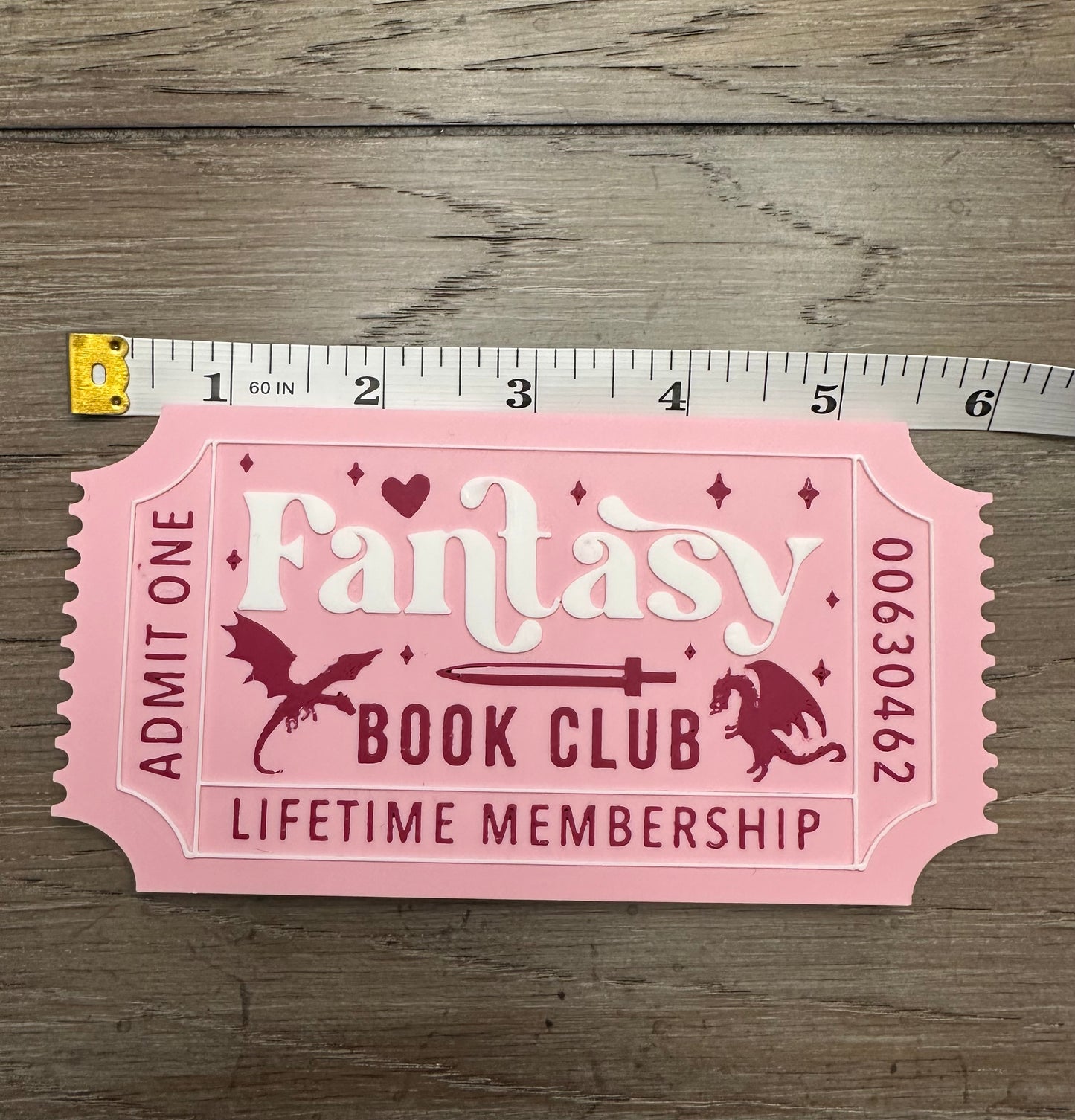 Dark Romance Book Club Lifetime Membership Sign – Bookish Decor