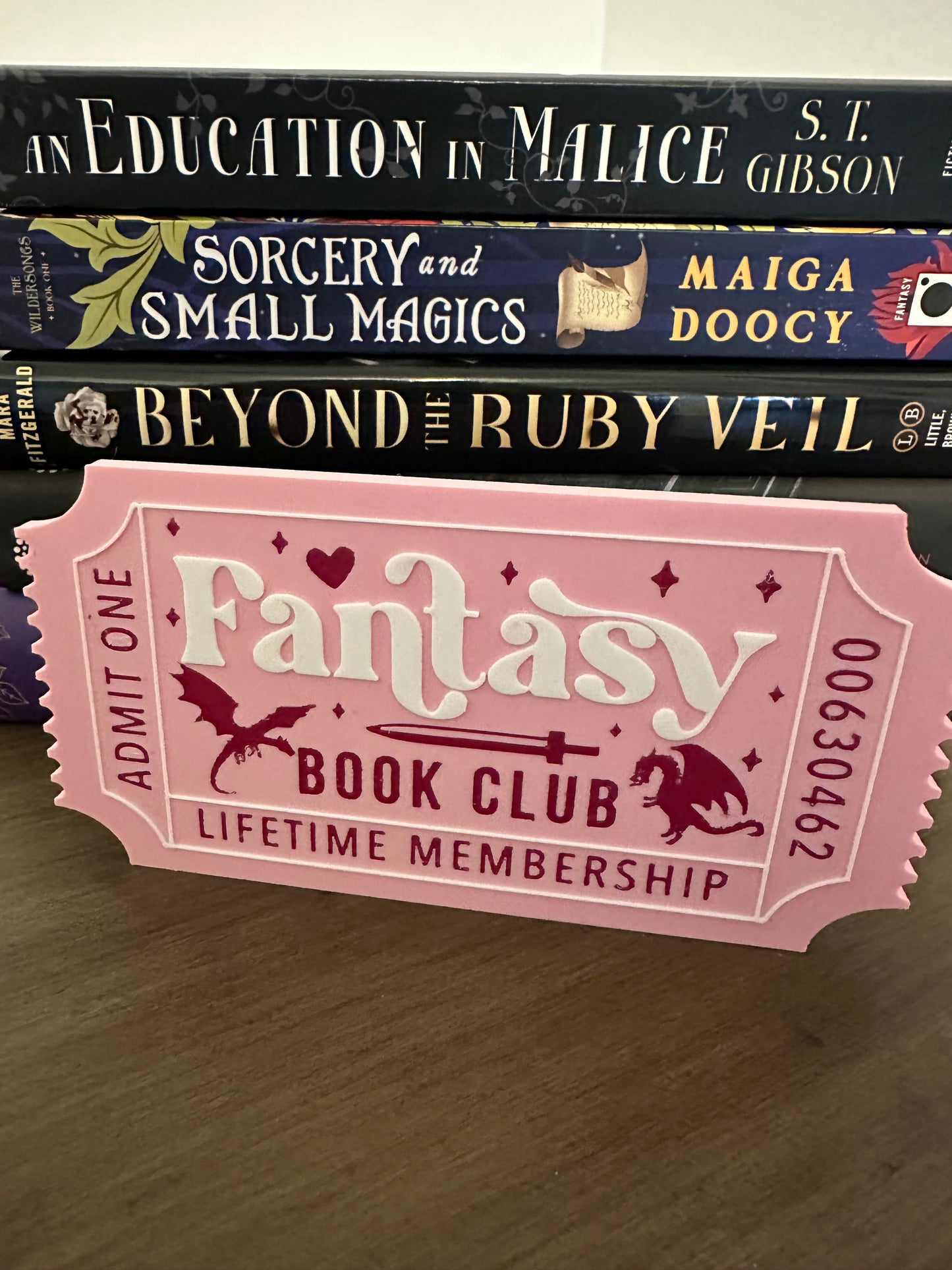 Dark Romance Book Club Lifetime Membership Sign – Bookish Decor
