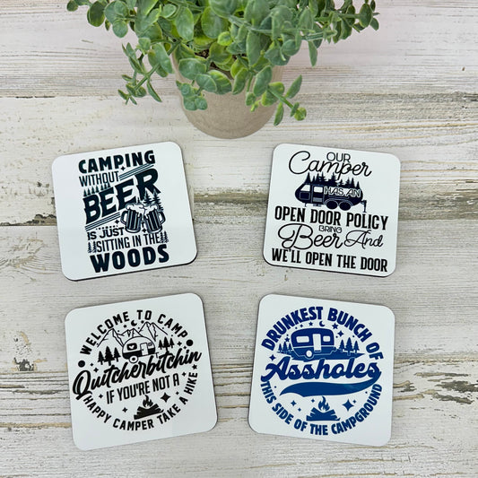 Funny Camping Coasters